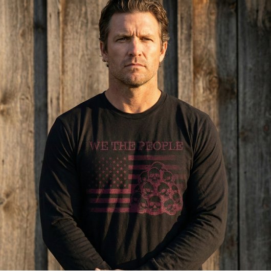 USa Flag Skull We The People Shirt