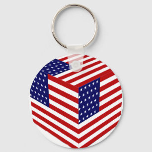 USA Flag_ Sleutelhanger