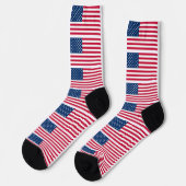USA Flag Sokken Patriottisch (Links)