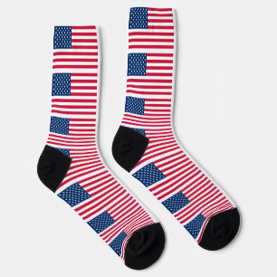 USA Flag Sokken Patriottisch
