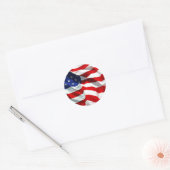 USA Flag sticker en envelop Seal (Envelop)