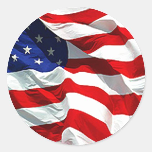 USA Flag sticker en envelop Seal (Voorkant)