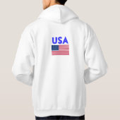 USA Flag Sweatshirt Hoodie (Achterkant)