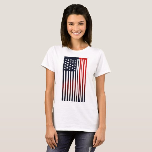 USA Flag T-shirt (Voorkant volledig)
