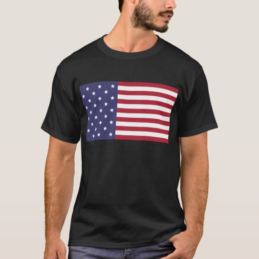 USA Flag T-shirt – Patriotic American Pride T-shir (Voorkant)