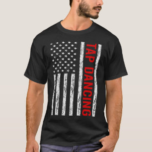 USA Flag Tap Dancing T-shirt