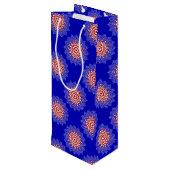 USA Flag-Teabag Folding S10b-WINE GIFT BAG Wijn Cadeautas (Achterkant Gekanteld)