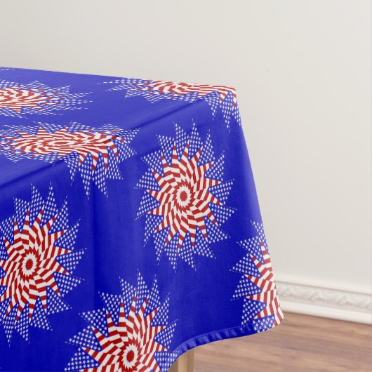 USA FLAG-TEABAG FOLDING S12B-52x70 TABLECLOTH Tafelkleed (Voorbeeld)