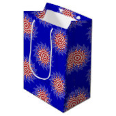 USA Flag-Teabag Folding S12b-GIFT BAG M Medium Cadeauzakje (Voorkant Gekanteld)