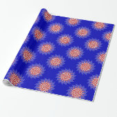USA Flag Teabag Folding s12B-GIFT WRAPPING PAPER Cadeaupapier (Uitgerold)