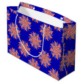 USA Flag-Teabag Folding S13b-GIFT BAG L Groot Cadeauzakje (Achterkant Gekanteld)