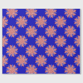 USA Flag Teabag Folding s13B-GIFT WRAPPING PAPER Cadeaupapier (Vlak)