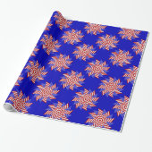 USA Flag Teabag Folding s13B-GIFT WRAPPING PAPER Cadeaupapier (Uitgerold)