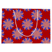 USA Flag-Teabag Folding S13r-GIFT BAG L Large Cadeautasje (Achterkant)