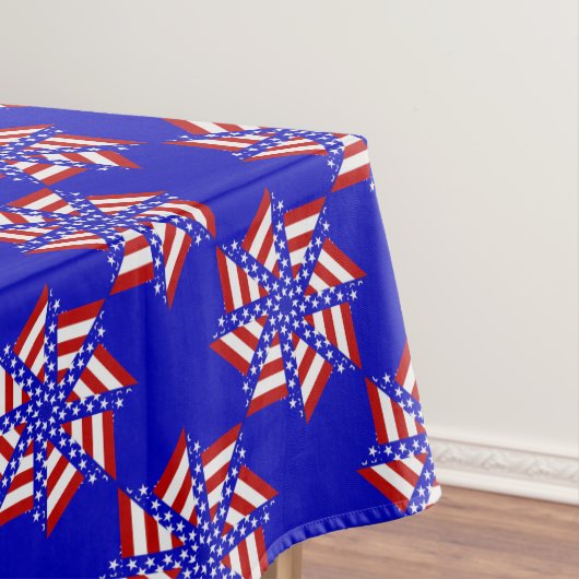USA FLAG-TEABAG FOLDING S14B-52x70 TABLECLOTH Tafelkleed (Voorbeeld)