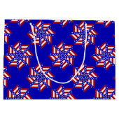 USA Flag-Teabag Folding S14b-GIFT BAG L Large Cadeautasje (Achterkant)