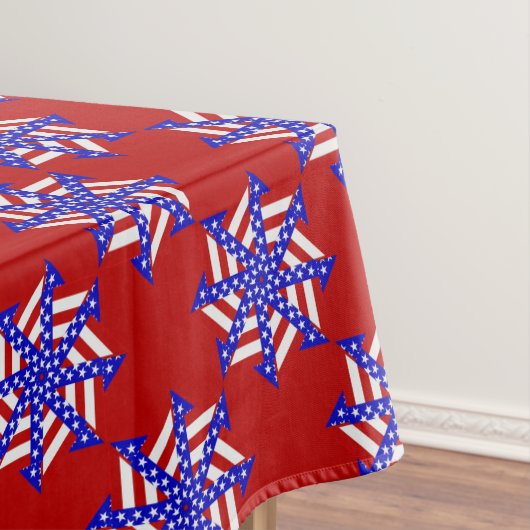 USA FLAG-TEABAG FOLDING S14R-52x70 TABLECLOTH Tafelkleed (Voorbeeld)