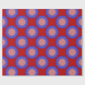 USA Flag Teabag Folding s4-GIFT WRAPPING PAPER Cadeaupapier (Vlak)