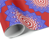 USA Flag Teabag Folding s4-GIFT WRAPPING PAPER Cadeaupapier (Rol Hoek)
