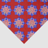 USA Flag-Teabag Folding s8r-TISSUE WRAPPING PAPER Tissuepapier (Detail)