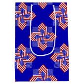 USA Flag-Teabag Folding S9b-GIFT BAG M Medium Cadeauzakje (Achterkant)