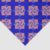 USA Flag-Teabag Folding s9b-TISSUE WRAPPING PAPER Tissuepapier (Detail)
