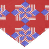 USA FLAG-TEABAG FOLDING S9R-52x70 TABLECLOTH Tafelkleed (Gekanteld)