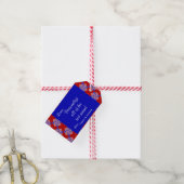 USA Flag-Teabag Folding s9r-GIFT LABELS Cadeaulabel (Met Touw)