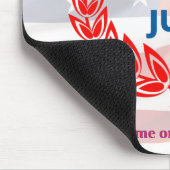USA Flag Thema Custom 4 juli Zakelijk Muismat (Hoek)