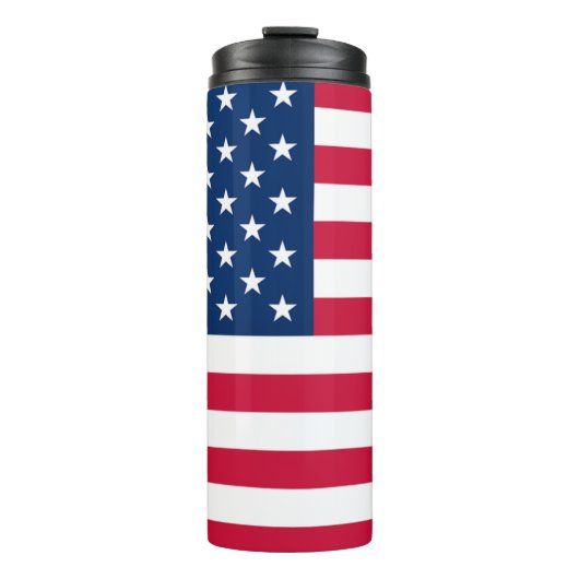 USA Flag Thermal Tumbler Verenigde Staten van Amer Thermosbeker (Voorkant)