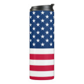 USA Flag Thermal Tumbler Verenigde Staten van Amer Thermosbeker (Gedraaid links)