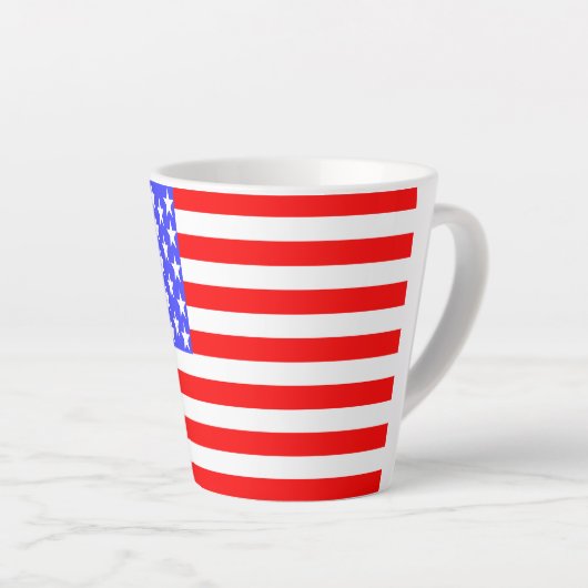 USA Flag Totally Printed Small Latte Mok (Rechterhoek)