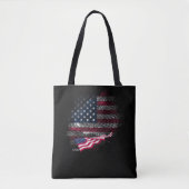 USA flag Tote Bag (Voorkant)