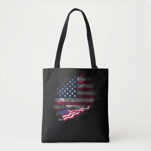 USA flag Tote Bag (Voorkant)
