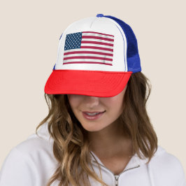 USA Flag Trucker Hat - 4 juli Special Pet