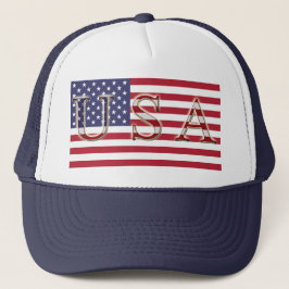 USA Flag Trucker Hat Pet