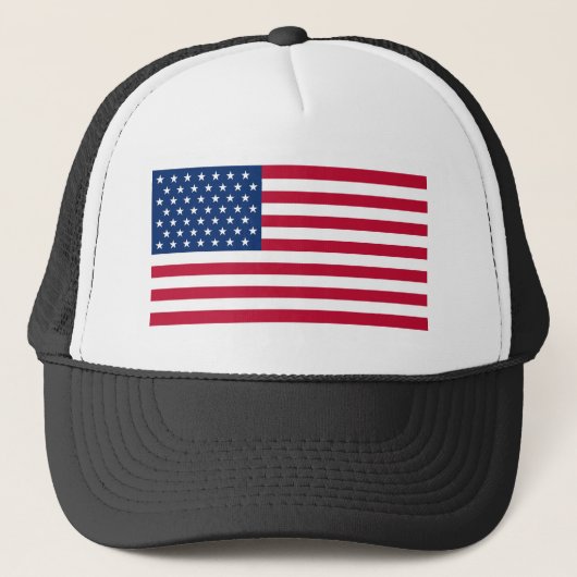 Usa Flag Trucker Hat Trucker Pet (Voorkant)