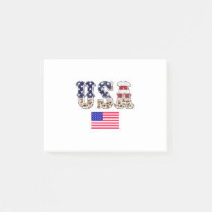 Usa Flag-Usa-Flag-America-American Flag Post-it® Notes