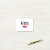 Usa Flag-Usa-Flag-America-American Flag Post-it® Notes (Op bureau)