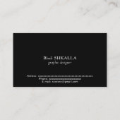 USA flag Visitekaartje (Achterkant)