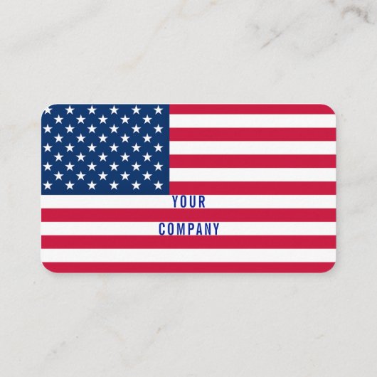 USA Flag Visitekaartje Patriottisch Gepersonalisee