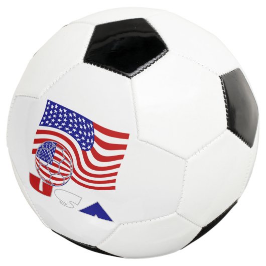 USA Flag Voetbal (Drie kwart)