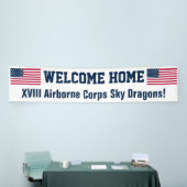 USA Flag Welkom Home Aangepaste Banner (Beurs)