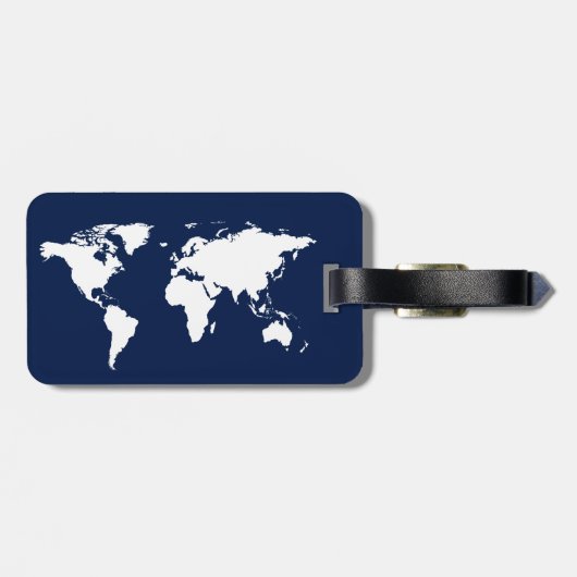 USA flag with address label Bagagelabel (Achterkant horizontaal)