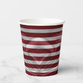 USA Flapping Flag Rood, Witte Strepen, Sterrenblau Papieren Bekers (Achterkant)