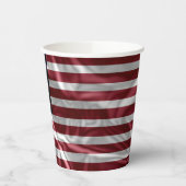 USA Flapping Flag Rood, Witte Strepen, Sterrenblau Papieren Bekers (Links)