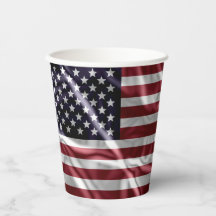 USA Flapping Flag Rood, Witte Strepen, Sterrenblau