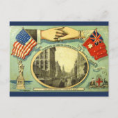 USA Fleets Bezoek Australië 1908 Briefkaart (Voorkant)
