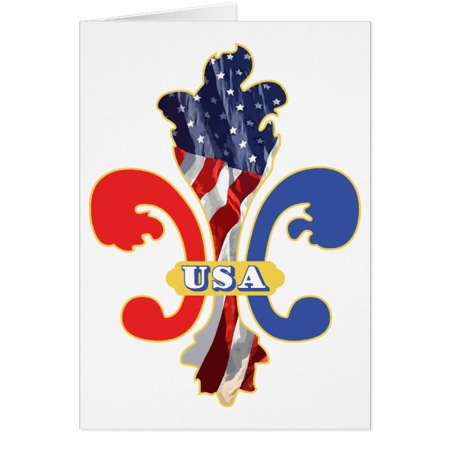 USA Fleur de lis (Voorkant)