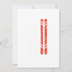 USA Flog Skier Skiing Winter Sports Mountains Kaart